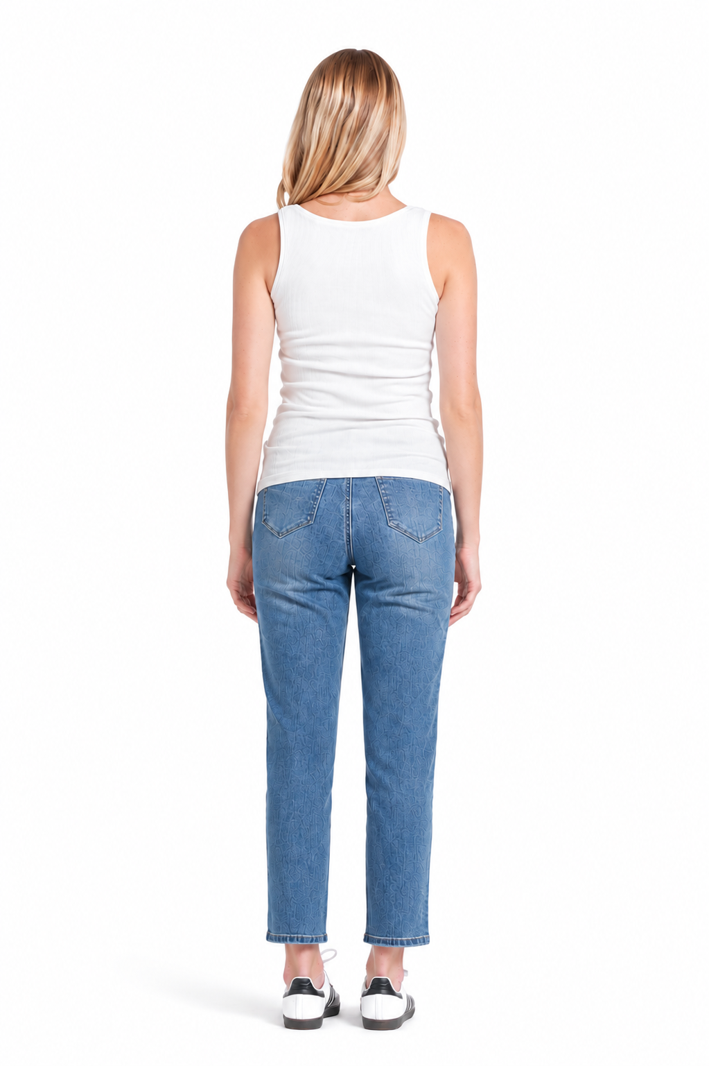 Maternity 28" Ankle Straight Leg Jean w/ Bellyband- Nola