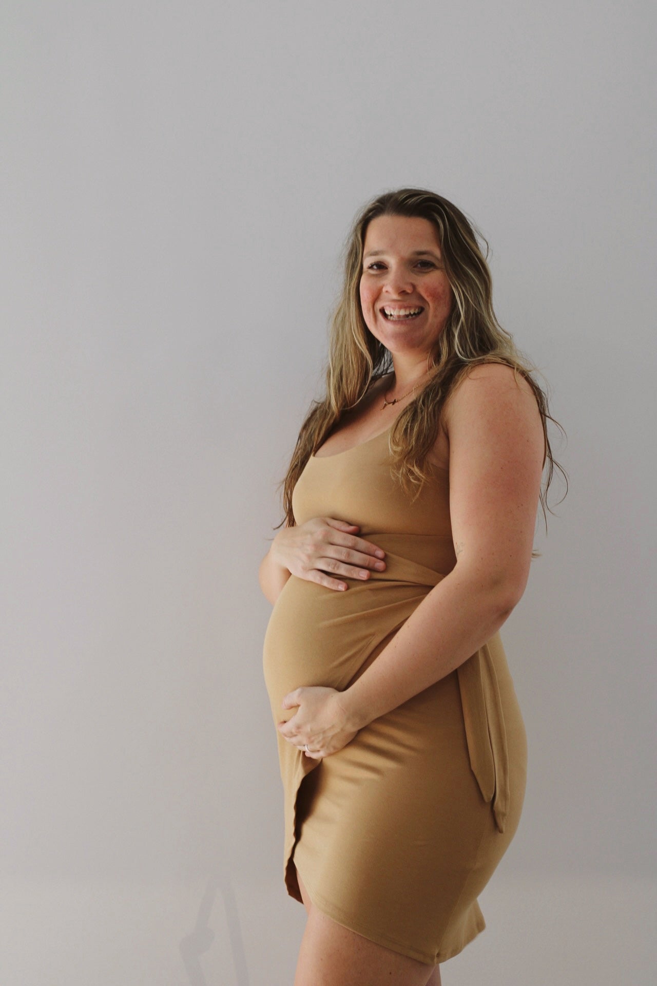 Zoe Maternity and Nursing Wrap Dress